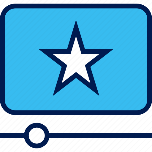 Media, star, video icon - Download on Iconfinder