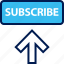 arrow, high, subscribe 
