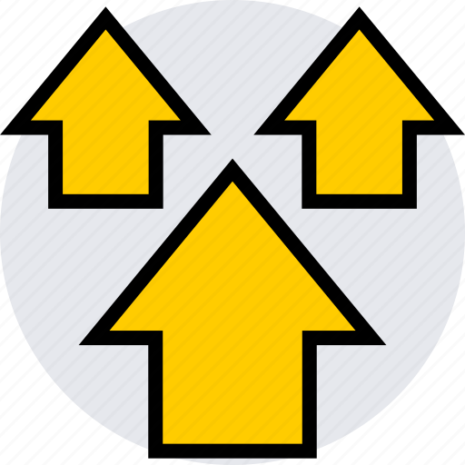 Arrows, three, up icon - Download on Iconfinder