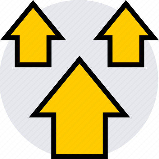 Arrows, info, three, up icon - Download on Iconfinder