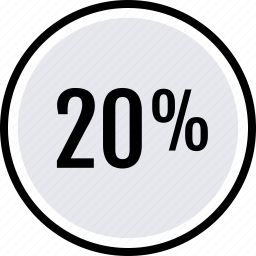 Info, percent, twenty icon - Download on Iconfinder