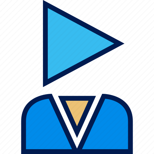 Media, play, video, youtuber icon - Download on Iconfinder