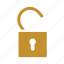 padlock, password, privacy, protection, security, unlock, unlocked 