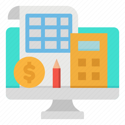 Accounting, bookkeeping, business, online, service icon - Download on Iconfinder