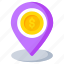bank location, financial location, direction, gps, navigation 