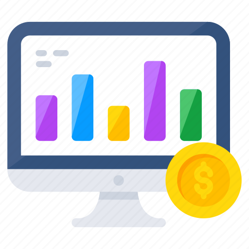 Financial analytics, online infographic, online statistics, business chart, business graph icon - Download on Iconfinder