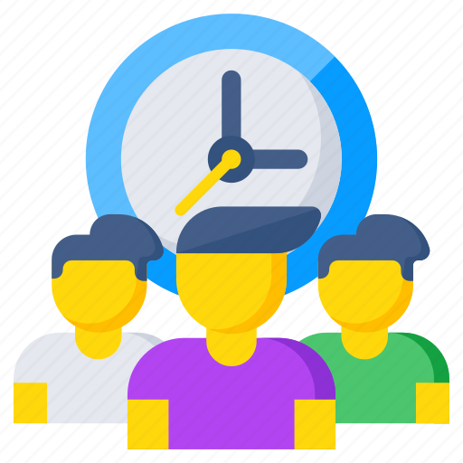 Meeting time, group, team, team leader, leadership icon - Download on Iconfinder