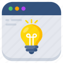 online idea, creative idea, innovation, bright idea, lightbulb