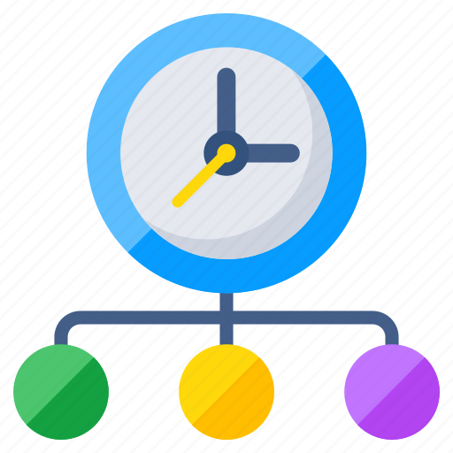 Time network, time distribution, clock, timepiece, timekeeping device icon - Download on Iconfinder