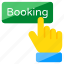 booking button, order booking, hand gesture, gesticulation, finger gesture 