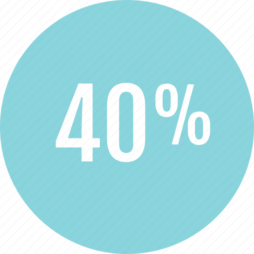 Info, forty, percent, rate icon - Download on Iconfinder