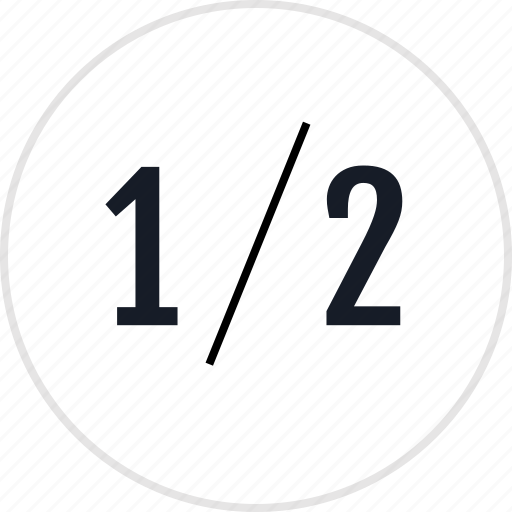 Number, info, half, one, data icon - Download on Iconfinder