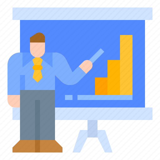 Academics, businessman, classroom, presentation, skill, teaching icon - Download on Iconfinder