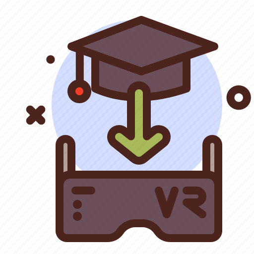 Vr, school, education, courses icon - Download on Iconfinder