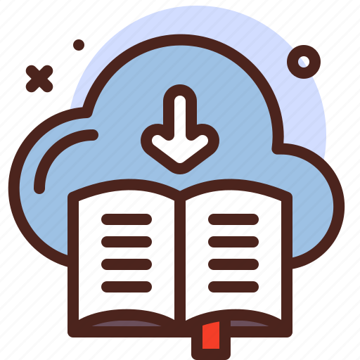 Cloud, read, school, education, courses icon - Download on Iconfinder