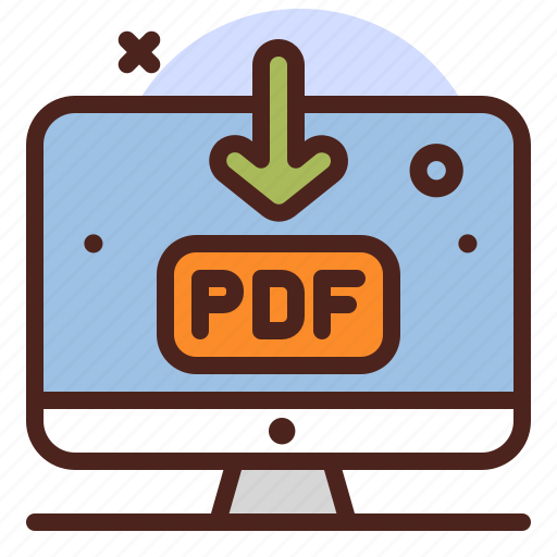 Pdf, download, school, education, courses icon - Download on Iconfinder