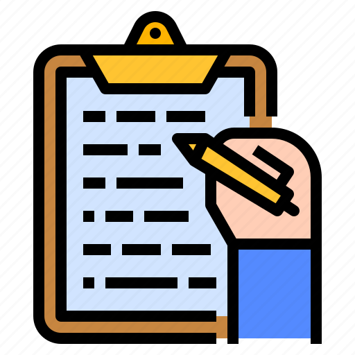 Business, hand, note, paper, pen, write, writing icon - Download on Iconfinder