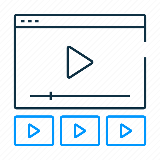 Video, learning, video learning, online learning, online education, education, online study icon - Download on Iconfinder
