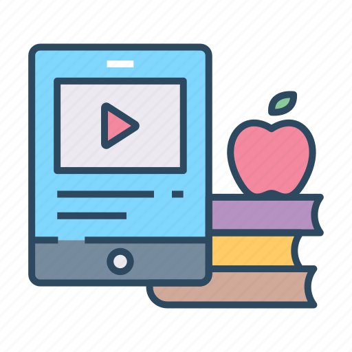 Online, education, video education, video learning, e-learning, online study, online learning icon - Download on Iconfinder