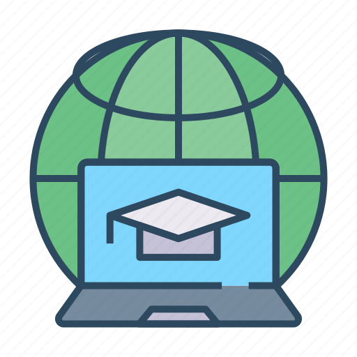 Online, education, global online education, global, online learning, online education icon - Download on Iconfinder