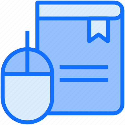 Education, online, book, mouse icon - Download on Iconfinder