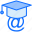 education, graduation, online, cap 