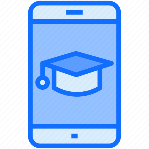 Mobile, student, education, graduation icon - Download on Iconfinder