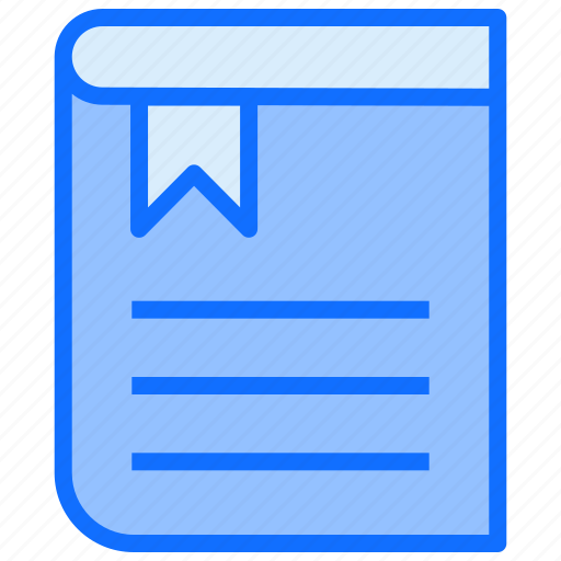 Bookmark, education, read, library icon - Download on Iconfinder