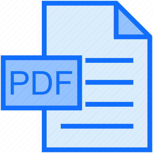 Pdf, file, format, document icon - Download on Iconfinder
