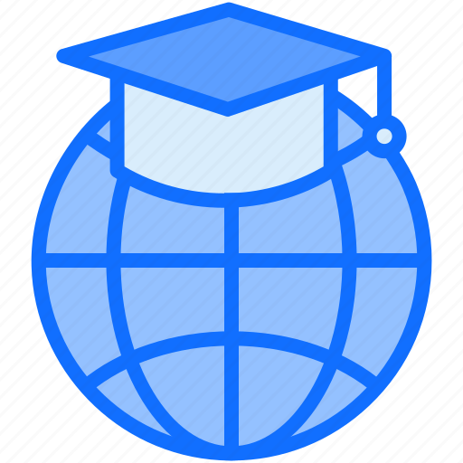Education, graduation, global, world icon - Download on Iconfinder