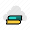 cloud, book, education, studying, online