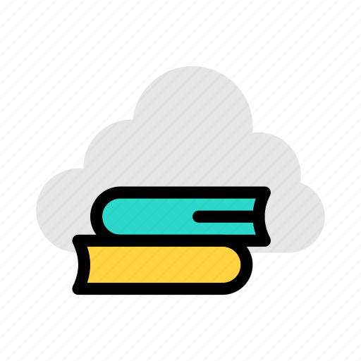 Cloud, book, education, studying, online icon - Download on Iconfinder