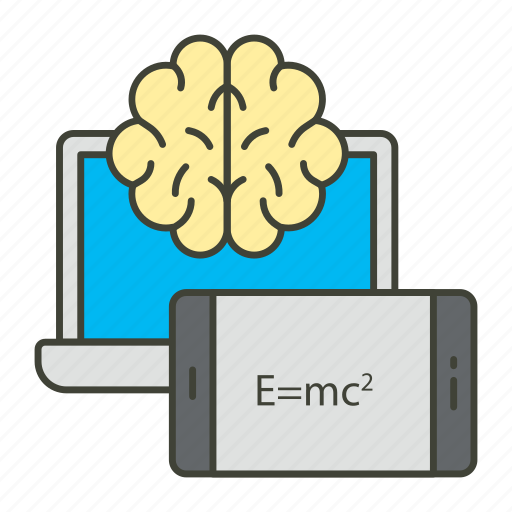Online learning, science, physics, research, brain, intelligence icon - Download on Iconfinder