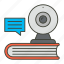 webcam, online, ebook, examination, course outlines, e test 