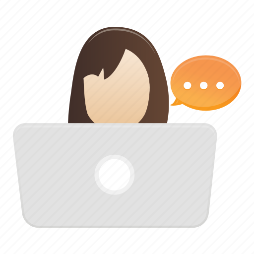 Girl, study, female, woman, education, chat, conversation icon - Download on Iconfinder