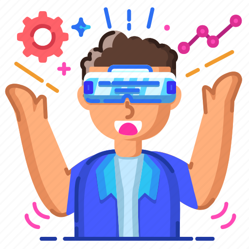 Vr, education, vr education, technology, entertainment, virtual, reality icon - Download on Iconfinder