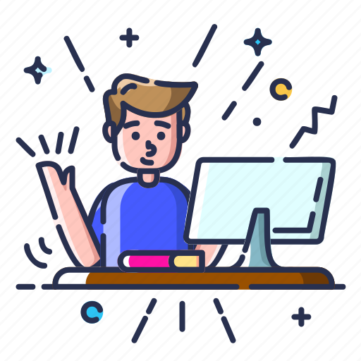 Student, desk, student desk, office, table, education, school icon - Download on Iconfinder
