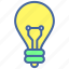 bulb, idea, innovation, lamp, light 