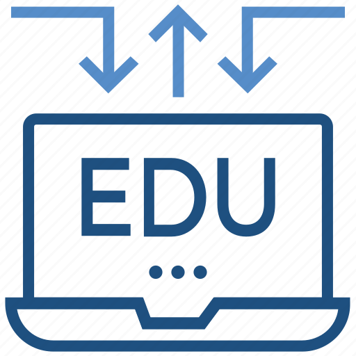 Arrows, education, laptop, online education, study icon - Download on Iconfinder