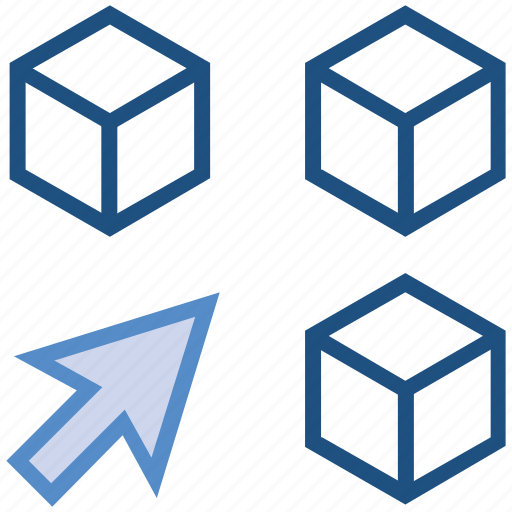 Arrow, block, boxes, education, package, products icon - Download on Iconfinder
