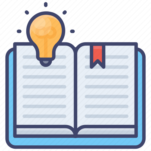 Bulb, idea, creative, studding, reading, book, learning icon - Download on Iconfinder