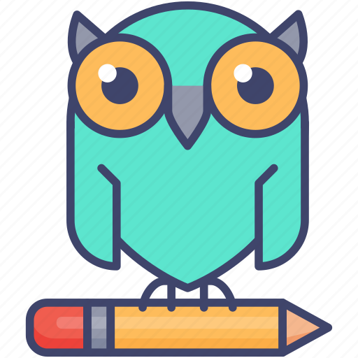 Owl, solution, round, education, smart, knowledge, wisdom icon - Download on Iconfinder