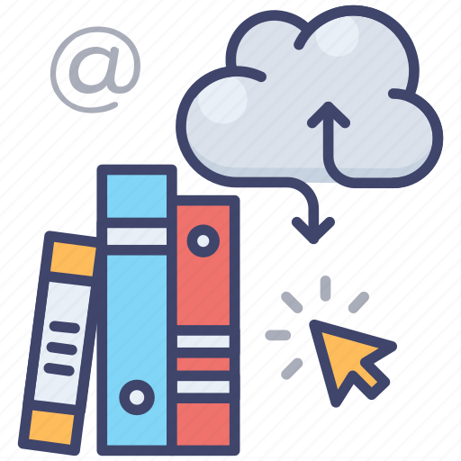 Online, cloud, digital, library, education, book, books icon - Download on Iconfinder