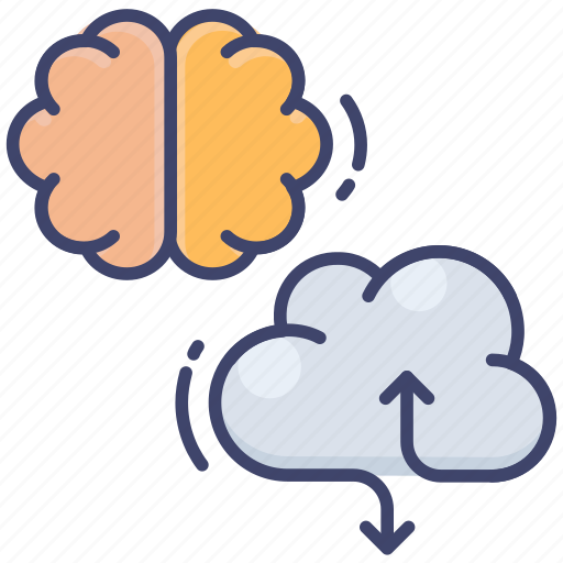 Science, cloud, brainstorming, robotics, brain, technology, data icon - Download on Iconfinder