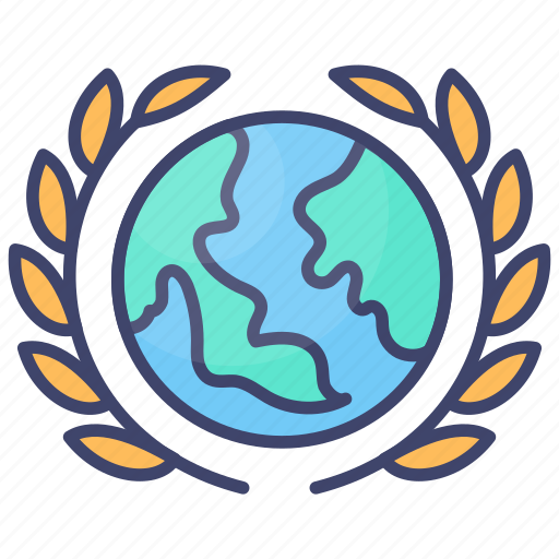 World, global, international, achievement, favorite, wreath, award icon - Download on Iconfinder