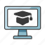 computer, education, learning, lesson, online 