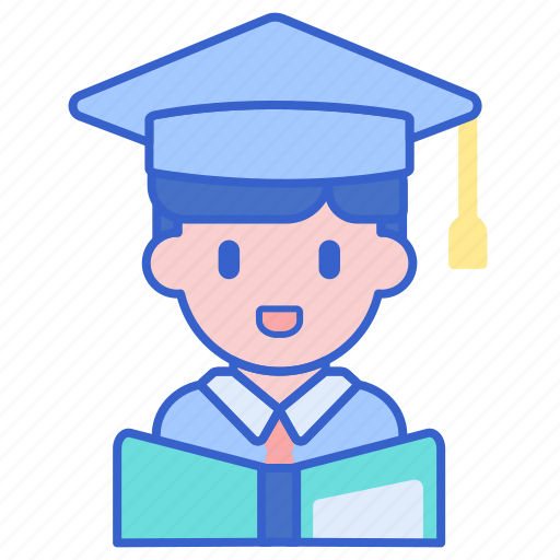 Male, man, student icon - Download on Iconfinder