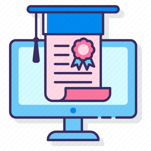 Degree, education, online icon - Download on Iconfinder