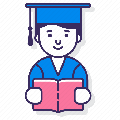 Education, male, student icon - Download on Iconfinder
