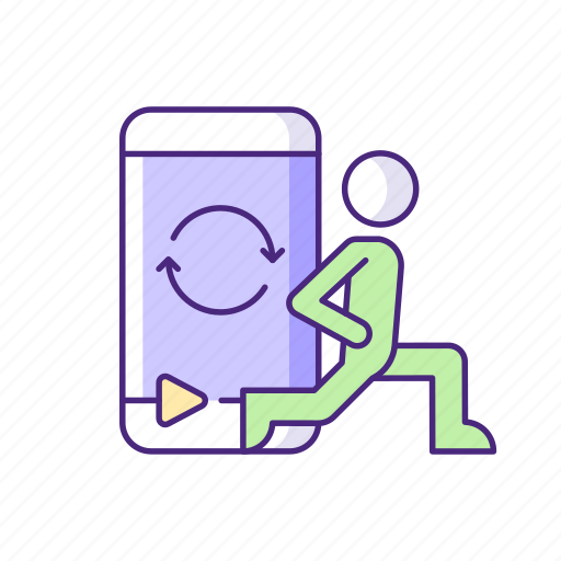 Online fitness, activity, exercise, strength icon - Download on Iconfinder